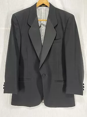 Vintage Pierre Cardin Tuxedo Jacket Men’s 40 R Black Button Formal Business USA • $29