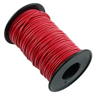 £15.79 • Buy Red 1mm² 32/0.2mm Stranded Copper Cable Wire 50M