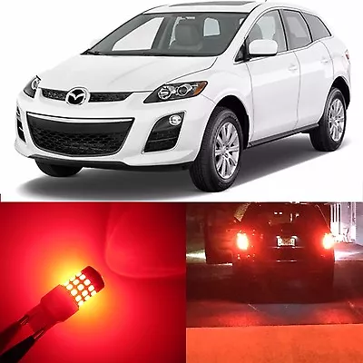 Alla Lighting Brake Turn Signal Light 7443 7440 Red LED Bulb For Mazda CX-7 CX-9 • $17.98