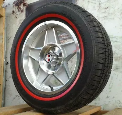 Ford Falcon 15 Inch Wheels XA XB XC XD Fairlane Nankang Red Wall Tyre CTM Globe • $2699