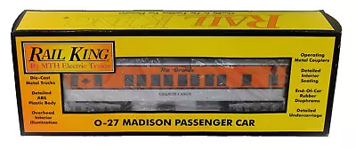 Rail King  30-6230S MTH Denver Rio Grande Madison Observation Car 0 Gauge NEW • $49.99