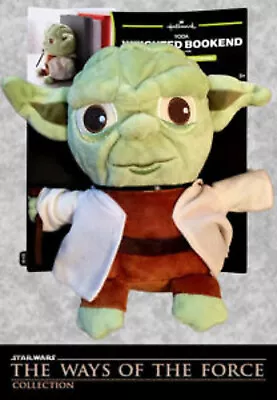 Hallmark Star Wars Yoda Weighted Bookend Plush Heavy NEW!  • $25