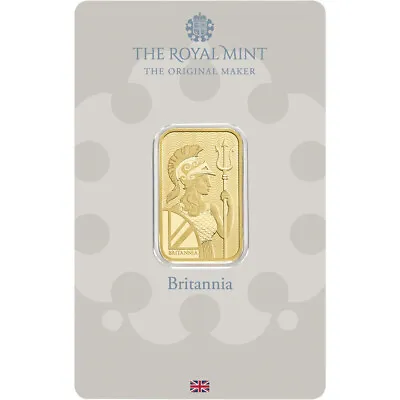 10 Gram Gold Bar - Royal Mint Britannia - 999.9 Fine In Assay • $817.19