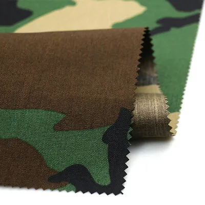 US 4 Color Camouflage Waterproof PU Fabric Nylon 500D Material Military Gear • $31.59