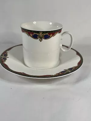 MIKASA Maxima ~CAM20 GRIMALDI~Coffee Cup And Saucer Super Strong China 4640 • $3.75