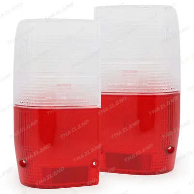 Fits Mitsubishi L200 Cyclone 1987 - '96 Tail Light Rear Lamp Lens Pickup Clear • $48.41