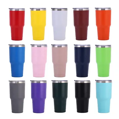 $14.99 • Buy 30oz Stainless Steel Insulated Tumbler Travel Mug Double Wall Vacuum Coffee Cup