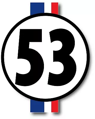 $4.99 • Buy Herbie Love Bug Beetle 53 Fits VW VOLKSWAGEN Car Bumper Window Sticker Decal