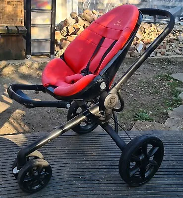 Quinny Moodd Pushchair Stroller Pram Black Red • £25