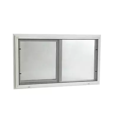 Tafco Basement Slider Window Vinyl Dual Pane Insulated Glass White 32 X 20 In. • $127.17