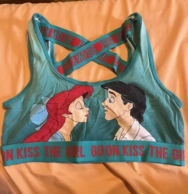 The Little Mermaid “Kiss The Girl” Juniors Bralette  • $9