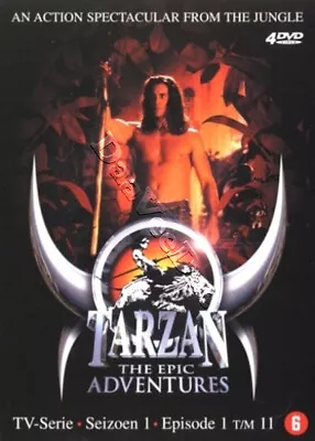 Tarzan: The Epic Adventures - Season 1 Ep. 1-11 NEW PAL Cult 4-DVD Set Joe Lara • $35.99