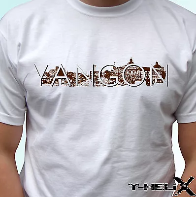 Yangon City T Shirt Top Myanmar Tee Design - Mens Womens Kids & Baby • $12.42