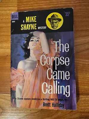 The Corpse Came Calling   1961  Pb Brett Halliday Mike Shayne Mystery  • $20