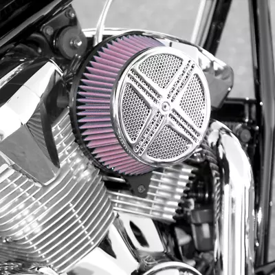 $300.95 • Buy XXx Big Air Kit Cleaner Filter Assembly Chrome Washable Yamaha V Star 950 09-16