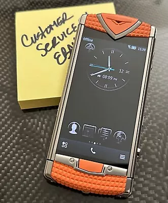 VERTU Constellation Touch Coral Red 3G Global Limited Edition Luxury Phone • $1649.99