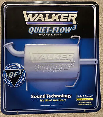 Walker Mufflers Sign Quiet Flow Mufflers Garage Shop Sign • $68.95