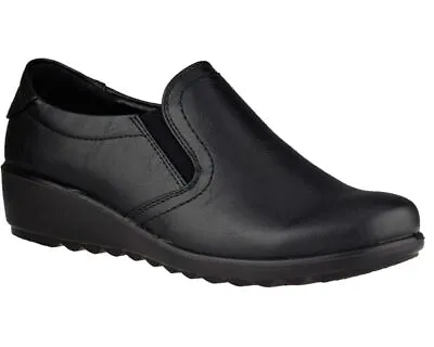 Ladies Cushion Walk Wide EEE Fit Slip On Shoes Casual Work Office Comfort Shoes • £23.99