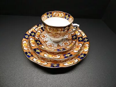 T.F & S Ltd Phoenix China Trio & Cake Plate Imari Style • £17.99