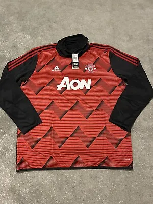 Adidas Manchester United Men's Pre Warmup Jumper XL BNWT • £34.99