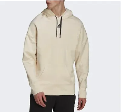 NEW! NWT Adidas Internal Studio Pullover Hoodie Men's Sz 2XL Wonder Off White • $49.82