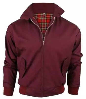 Kids Classic Harrington Retro Jacket - Tartan Lined | Made In UK • £13.95