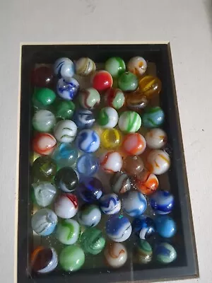 VINTAGE MINI MARBLE COLLECTION Of EXCITING MARBLES! GREAT VARIETY In ONE LOT! • $28.96