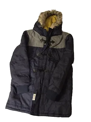Mens Dstruct Parka Jacket Coat Small Medium • £29.99