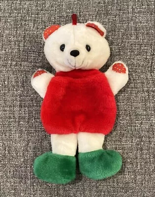 Vintage Gerber Plush TEDDY BEAR Christmas Stocking 15  NICE! • $14.25