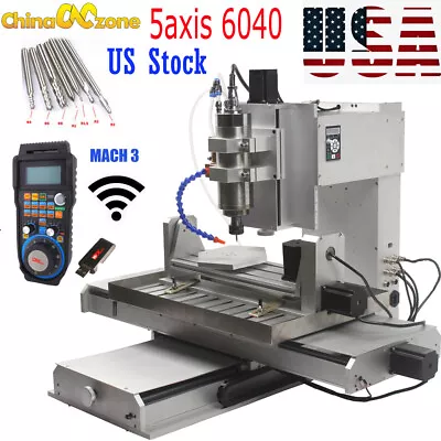 HY-6040 5 Axis 2200W CNC Aluninum Router Machine For Drilling Milling Engraver • $3299