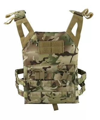 New Kombat Army Style Kids Tactical BTP Camo Jump Plate Carrier 600D Tac-Poly • $59.39