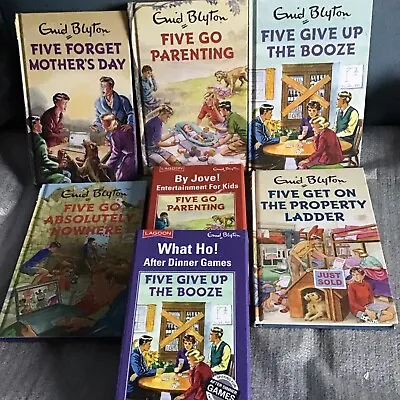 Enid Blyton Satire Books By Bruno Vincent & 2 Card Games Based On The Famous 5 • £11.99