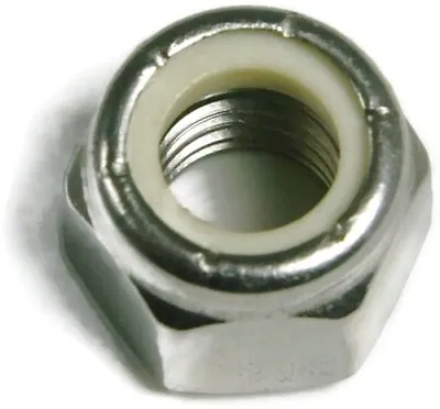 Metric Nylon Lock Hex Nuts Stainless Steel M2 To M20 Free Ship • $7.75