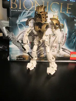 Lego Bionicle 8596 Takanuva Figure + Instruction + HTF Gold Mask + GLITTER Mask • $74.99