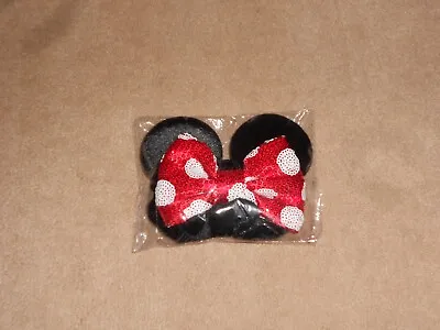 New Minnie Mouse Ears Hair Scrunchie Ponytail Holder • $4