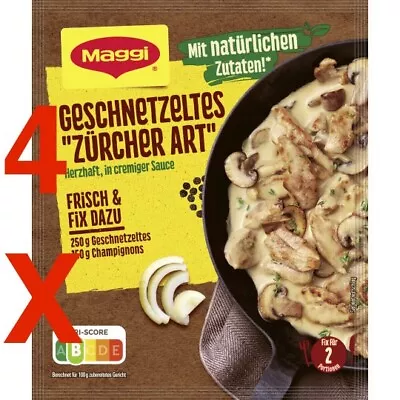 Maggi Geschnetzeltes ZURICHER Art Creamy Mushroom Dish 4ct.-FREE SHIP  • $13.99