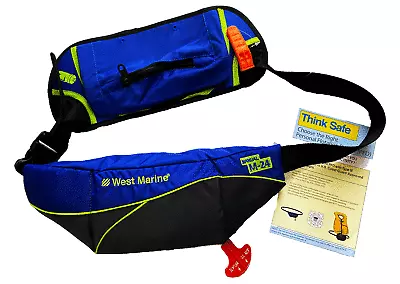 Onyx M-24 Manual Inflatable Belt Pack Life Jacket Paddle Board Canoe PFD Blue • $46.99