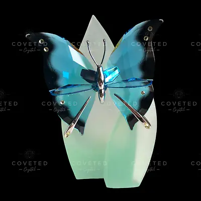 £200 • Buy Swarovski Crystal PARADISE BUTTERFLY AMBUR TURQUOISE 622735 Mint Boxed Rare