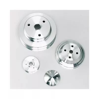 March Performance Pulley Set Serpentine Aluminum Clear SBC Set Of 3 6380 • $262.99