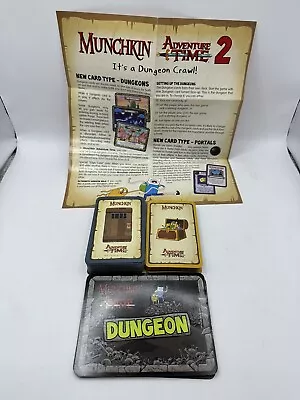Munchkin Adventure Time 2 A Dungeon Crawl | All Cards Complete | No Box | Game • $99.73
