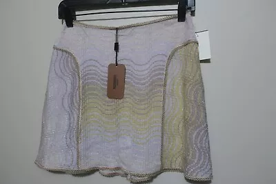 Missoni Women's E12.MD.163153 Mini Pink/Gold Metallic Skirt Size 6 (40) • $125