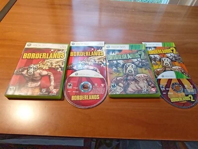 $12.99 • Buy Xbox 360 Borderlands 1 + 2 Bundle Lot CIB Complete *TESTED*