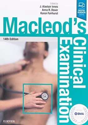 Macleod's Clinical Examination 14e Book The Cheap Fast Free Post • £47.99