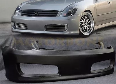 Fit Infiniti G35 03-04 4dr Nismo Style Urethane Front Bumper Body Kit • $300
