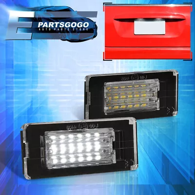 For 07-15 Mini Cooper R56 R57 R58 R59 White 18-SMD LED License Plate Lights Pair • $7.99