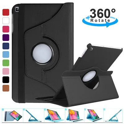 360 Rotate PU Leather Case Cover For Samsung Galaxy Tab A9+ /A9 /A8 /A7 Lite /S9 • $11.99
