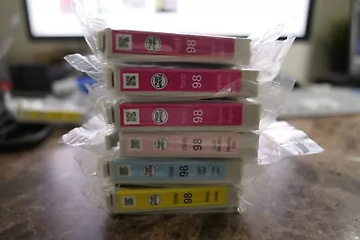 6 Genuine Epson 98 Ink Cartridges Color Combo Pack Light Magenta Light Cyan • $34.98