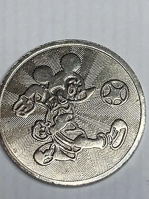 Mickey Mouse Soccer Slot Pachinko Game Token 24mm #qf1 • $7.65