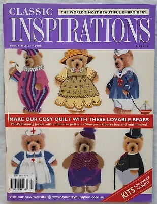 Classic Inspirations Magazine Issue 27 (the World's Most Beautiful Embroidery) • £6.99