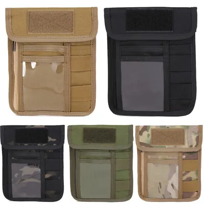 $9.98 • Buy Military Tactical Molle Pouch Card Holder Wallet Multi-function Document Bag US